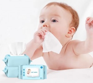 Hot sale disposable wet wipes for baby body cleaning