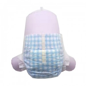 A grade disposable cloth like film baby cotton diaper biodegradable baby diaper