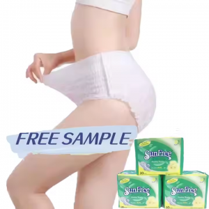 Best selling economic price female waterproof breathable anion cotton sanitary pad