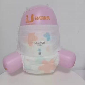 A grade disposable cloth like film baby cotton diaper biodegradable baby diaper