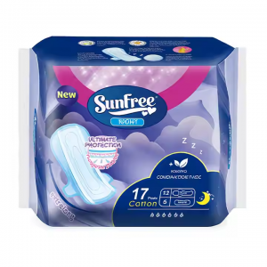 breathe freely factory price unisoft female cotton disposable sanitary pad