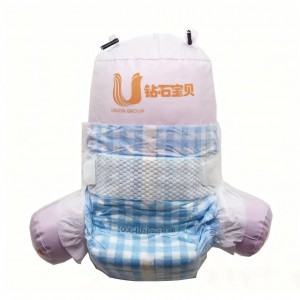 A grade disposable cloth like film baby cotton diaper biodegradable baby diaper