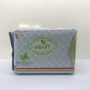 Organic waterproof high Absorbent pure Cotton soft ladies sanitary pads size