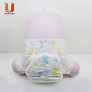 A grade disposable cloth like film baby cotton diaper biodegradable baby diaper