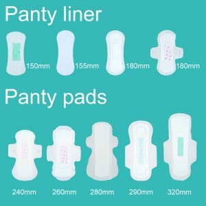 Wholesale Factory Price Menstrual Breathable Panties Panty Super Absorption Napkin Sanitary