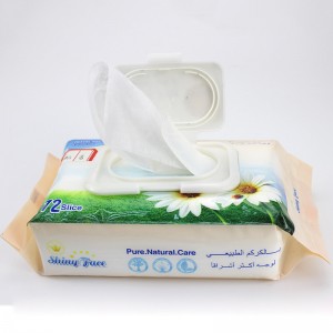 Hot sale Water natural care OEM baby wipes organic bamboo baby portable custom wet wipe