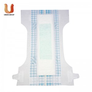 Manufacturer for Baby Diaper Price -
 Soft Skin Care Premium Baby Diaper with Blue ADL – Union Paper
