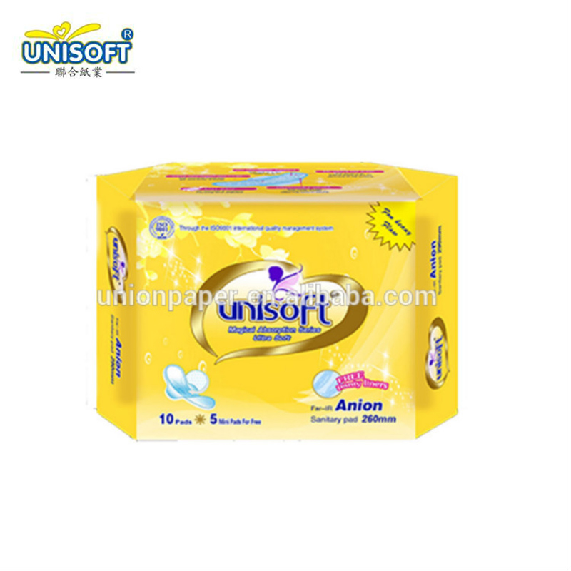 Hot sale Breathable Sanitary Napkins -
 Organic waterproof high Absorbent pure Cotton soft ladies sanitary pads size – Union Paper