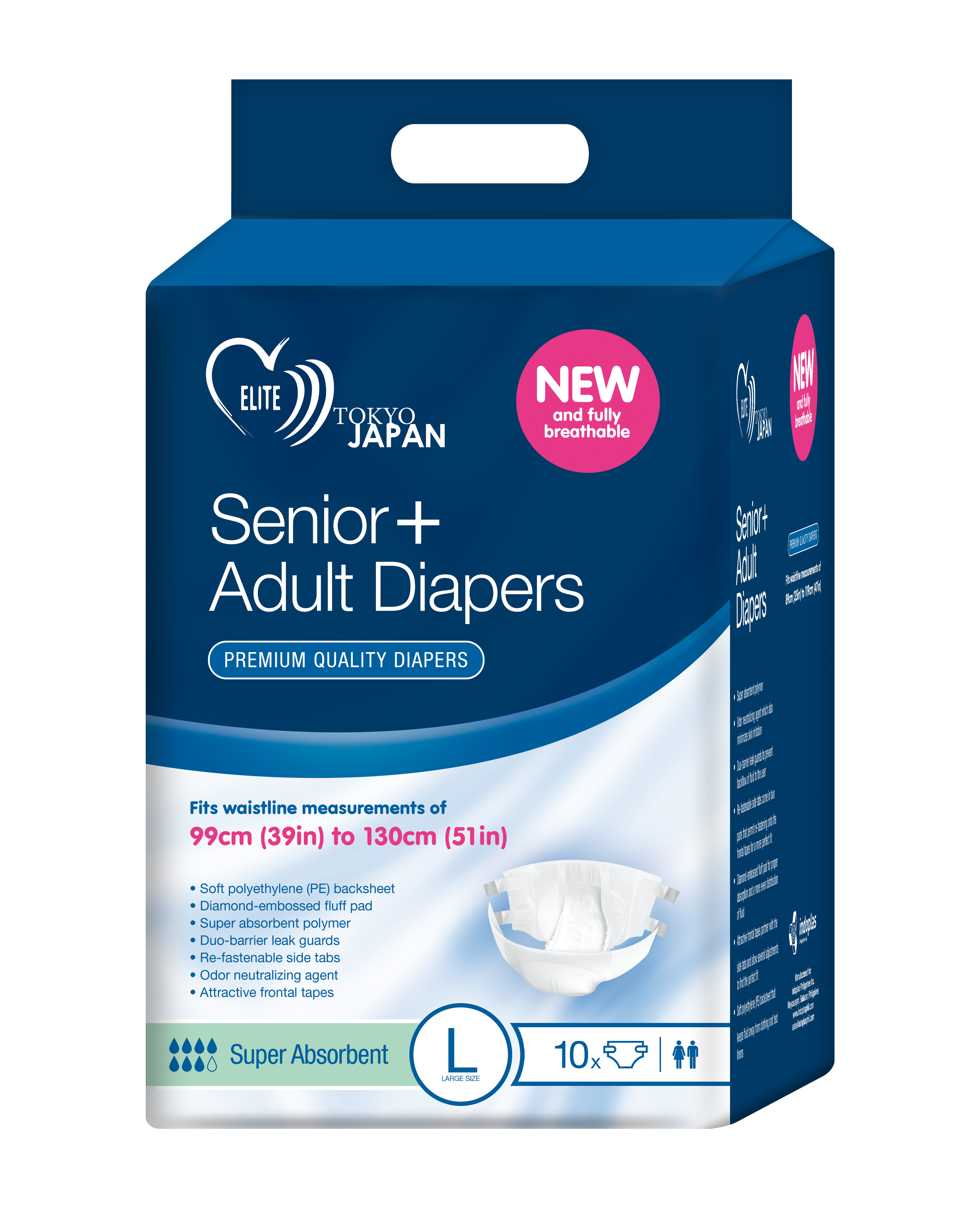 Manufacturer for Abdl Adult Diaper -
 Renewable Design for Disposable Soft Absorbent Real Pampering Adult Diaper – Union Paper