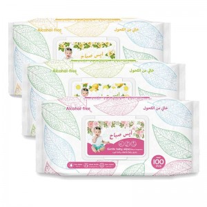 Wholesale Babys Wet Wipes Bulk Baby Bamboo Organic Biodegradable Wet Wipes Baby Wipes 100pcs