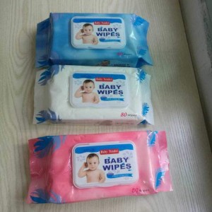 wholesale disposable baby wipes non woven fabric water wipes baby wipes 80pcs