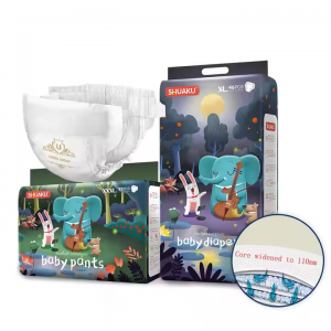 A grade disposable cloth like film baby cotton diaper biodegradable baby diaper