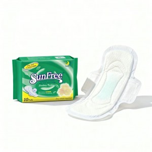 Best selling economic price female waterproof breathable anion cotton sanitary pad