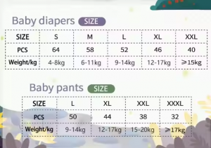 A grade disposable cloth like film baby cotton diaper biodegradable baby diaper