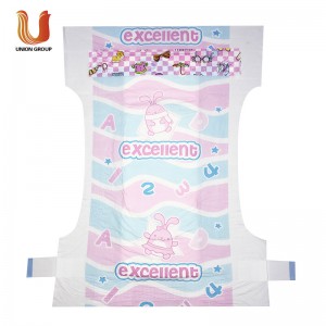 Reasonable price for Diaper In Pallet -
 high absorbency and breathable disposable excellent baby diapers manufacturer – Union Paper