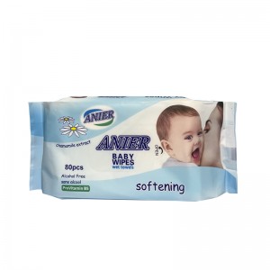 Anier Disposable Biodegradable Soft Dry Baby Wipes Best Price and Top Quality Eco friendly organic baby wipes