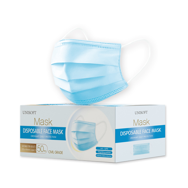 High Quality Face mask – Disposable 3 Ply face mask – Union Paper